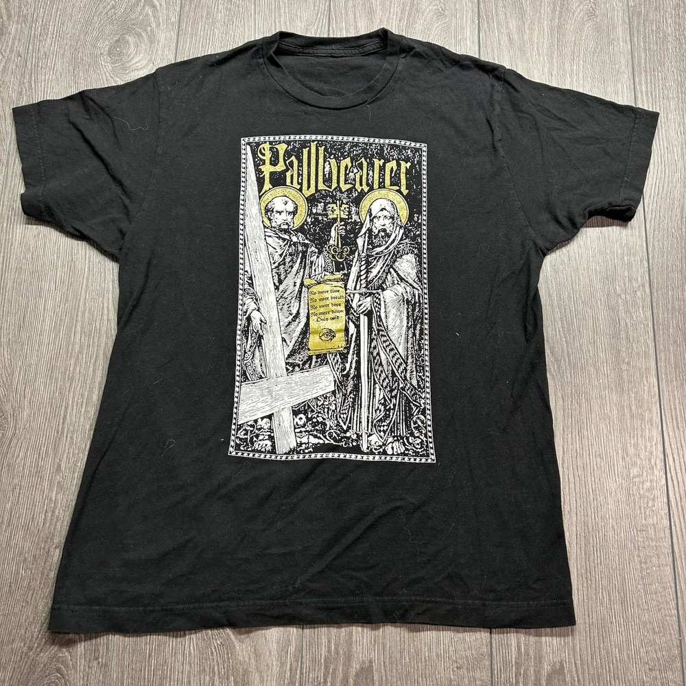 Pallbearer Band T-Shirt Mens Medium Black Doom Metal Graphic Tee Short Sleeve